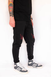 Calça Unissex Moletom com punho Olhos